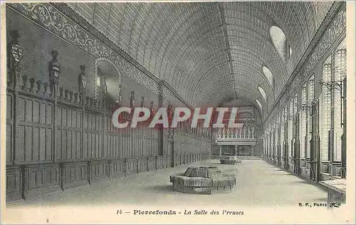 Cartes postales Pierrefonds Salle des Preuses