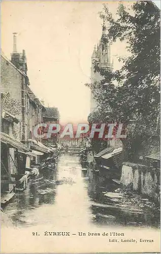 Cartes postales Evreux Un Bras de l'Iton