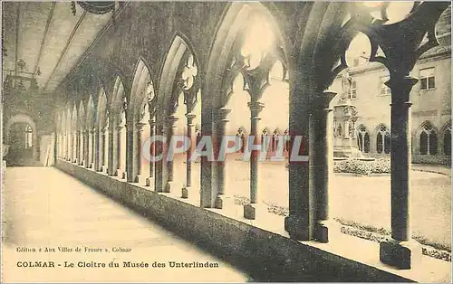 Cartes postales Colmar Le cloitre du Musee des Unterlinden