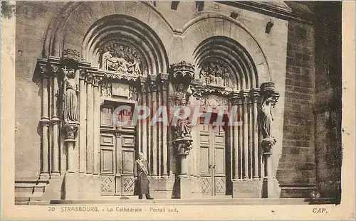 Cartes postales Strasbourg La Cathedrale Portail Sud