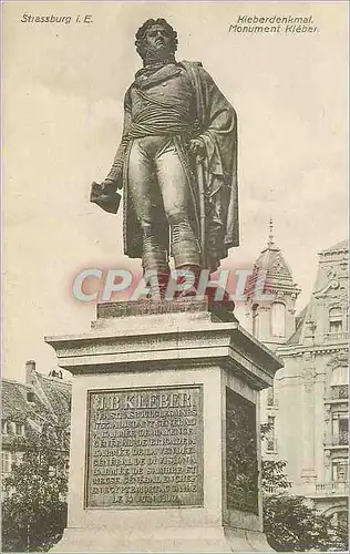 Ansichtskarte AK Strassburg I E Monument Kleber