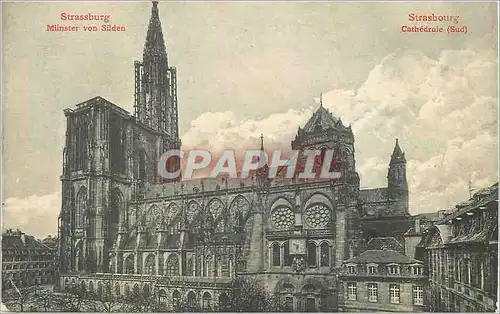 Cartes postales Strasbourg Cathedrale (Sud)