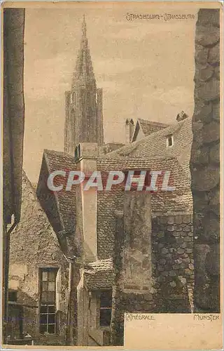 Cartes postales Cathedrale Strasbourg Revue Alsacienne