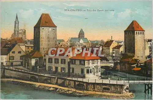 Cartes postales Strasbourg Pres des Ponts Couverts