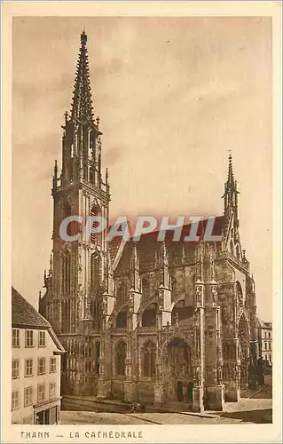 Cartes postales Thann La Cathedrale