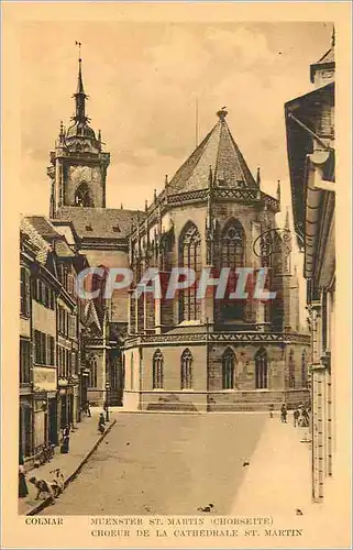 Cartes postales Colmar Choeur de la Cathedrale St Martin