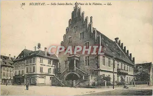 Cartes postales Selestat Salle Sainte Barbe Place de la Victoire