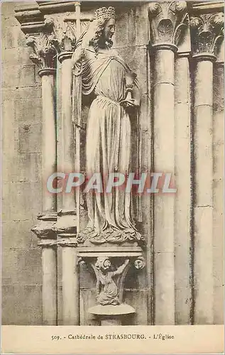 Cartes postales Cathedrale de Strasbourg L'Eglise