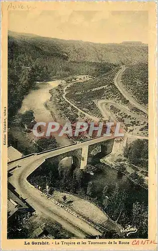 Cartes postales Le Garabit La Truyere et les Tournants de la Route