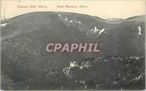 Cartes postales Machster Buhl 1287 m Hotel Altenberg 1100 m
