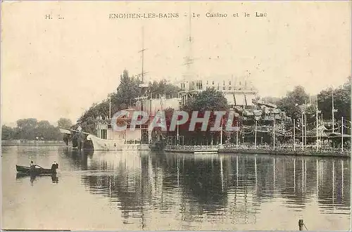 Cartes postales Enghien Les Bains Le Casino et le Lac