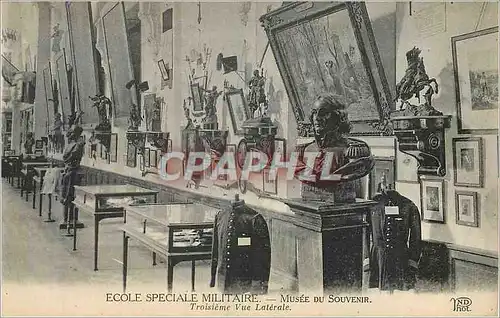 Cartes postales Musee de Souvenir Ecole Speciale Militaire Troisieme Vue Laterale Militaria