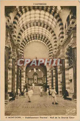 Cartes postales Le Mont Dore Etablissement Thermal Hall de la Source Cesar
