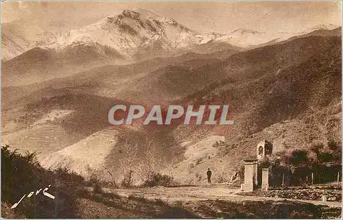 Cartes postales Amelie Les Bains (P O) L'Entree du Fort et le Canigou