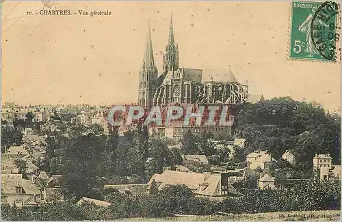 Cartes postales Chartres Vue Generale