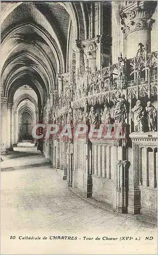 Ansichtskarte AK Cathedrale de Chartres Tour du Choeur (XVIe S)