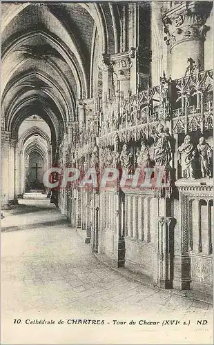 Cartes postales Cathedrale de Chartres Tour du Choeur (XVIe S)