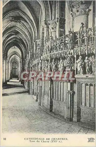 Cartes postales Cathedrale de Chartres Tour du Choeur (XVIe S)