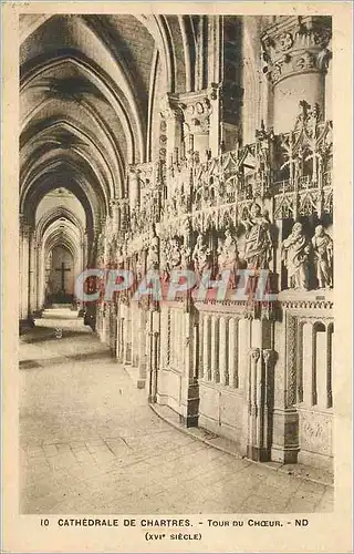 Ansichtskarte AK Cathedrale de Chartres Tour du Choeur (XVIe S)