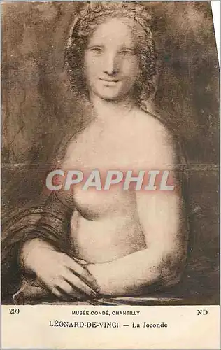 Cartes postales Musee Conde Chantilly Leonard de Venci La Joconde