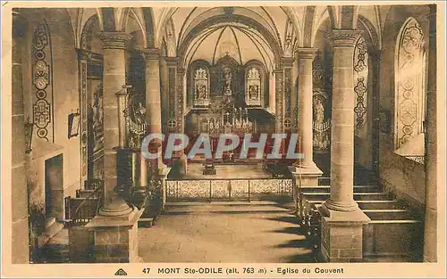 Cartes postales Mont ste Odile (alt 763 m) Eglise du Couvent