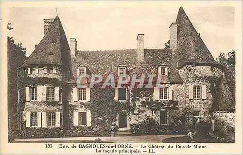 Ansichtskarte AK Environs de Bagnoles de l'Orne Le Chateau du Bois de Maine La facade Principale