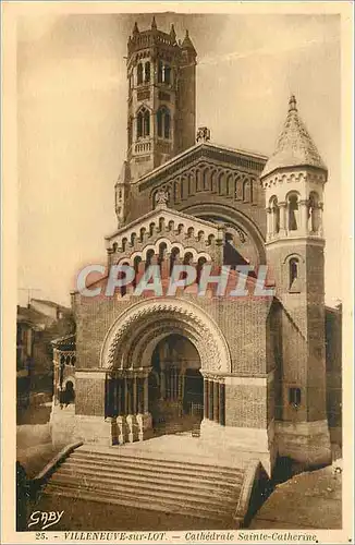 Cartes postales Villeneuve sur Lot Cathedrale Sainte Catherine