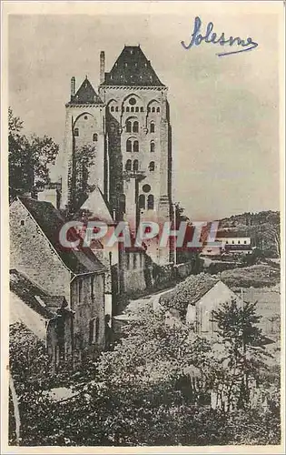 Cartes postales Solesmes Le Matin sur l'Abbaye