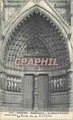 Cartes postales Amiens Cathedrale Le Grand Portail