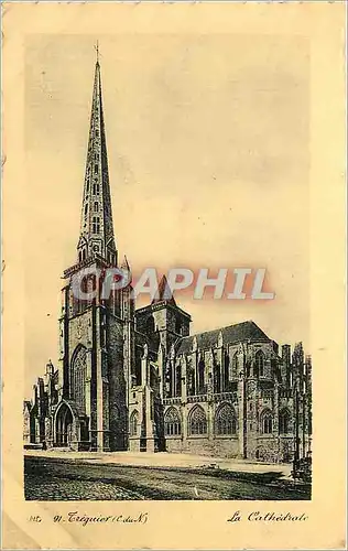 Cartes postales La Cathedrale Traguier