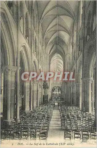 Ansichtskarte AK Dol La Nef de la Cathedrale (XIIe Siecle)