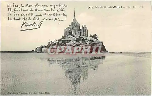 Ansichtskarte AK Mont Saint Michel Cote Est Botrel