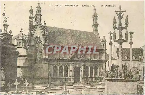 Cartes postales Saint Thegonnec L'Ossuaire et Calvaire
