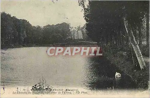 Ansichtskarte AK (Finistere) Le Chateau du Guerand Vue prise de l'Etang