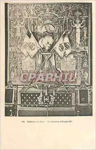 Cartes postales Chateau de Pau Le Berceau d'Henri IV