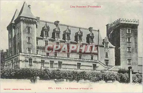 Cartes postales Pau Le Chateau d'Henri IV Les Basses Pyrenees