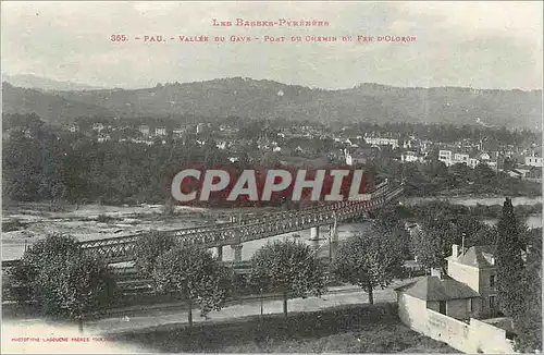 Cartes postales Pau Vallee du Gave Pont du Chemin de Fer d'Oloron