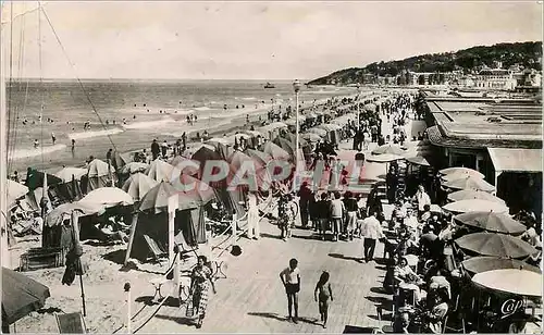 Moderne Karte Deauville La Plage Fleurie Les planches et le Bar du Soleil
