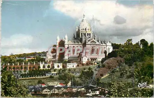 Moderne Karte Lisieux (Calvados) la Basilique