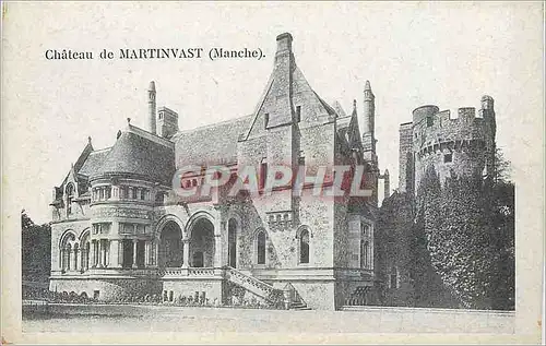 Cartes postales Chateau de Martinvast (Manche)