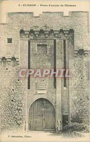 Cartes postales Clisson Porte d'Entree du Chateau