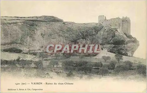 Cartes postales Vaison Ruines du Vieux Chateau