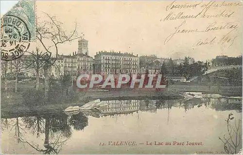 Ansichtskarte AK Valence Le Lac au Parc Jouvet