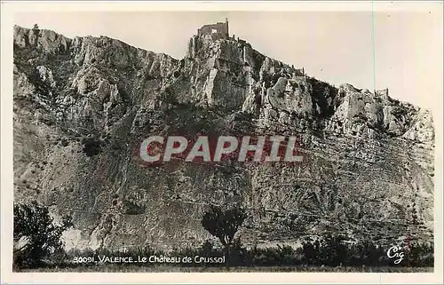 Cartes postales moderne Valence Le Chateau de Crussol