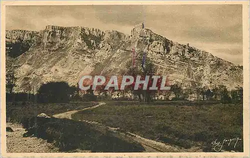 Ansichtskarte AK Valence Le Montagne et Ruines du Chateau de Crussol