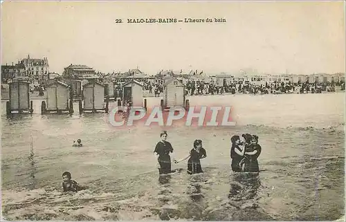 Ansichtskarte AK Malo les Bains L'Heure du Bain