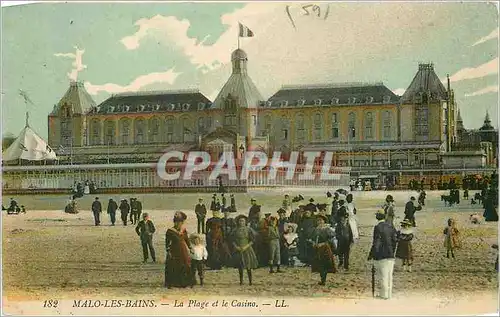 Ansichtskarte AK Malo les Bains La Plage et le Casino