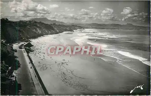 Moderne Karte Biarritz (B P) La Plage des Basques