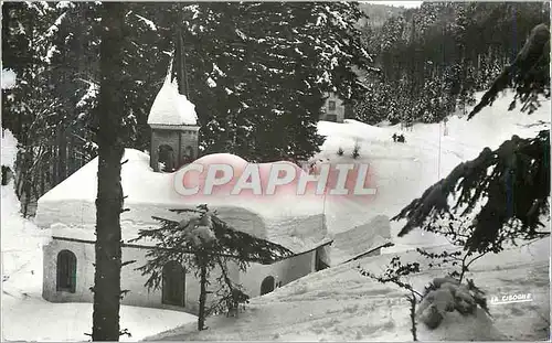 Cartes postales moderne Ventron (Vosges) Ermitage et Chapelle du Venerable Frere Joseph en Hiver (Alt 900 m)
