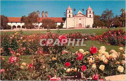 Cartes postales moderne Mission Santa Barbara Founded 1786 Santa Barbara California